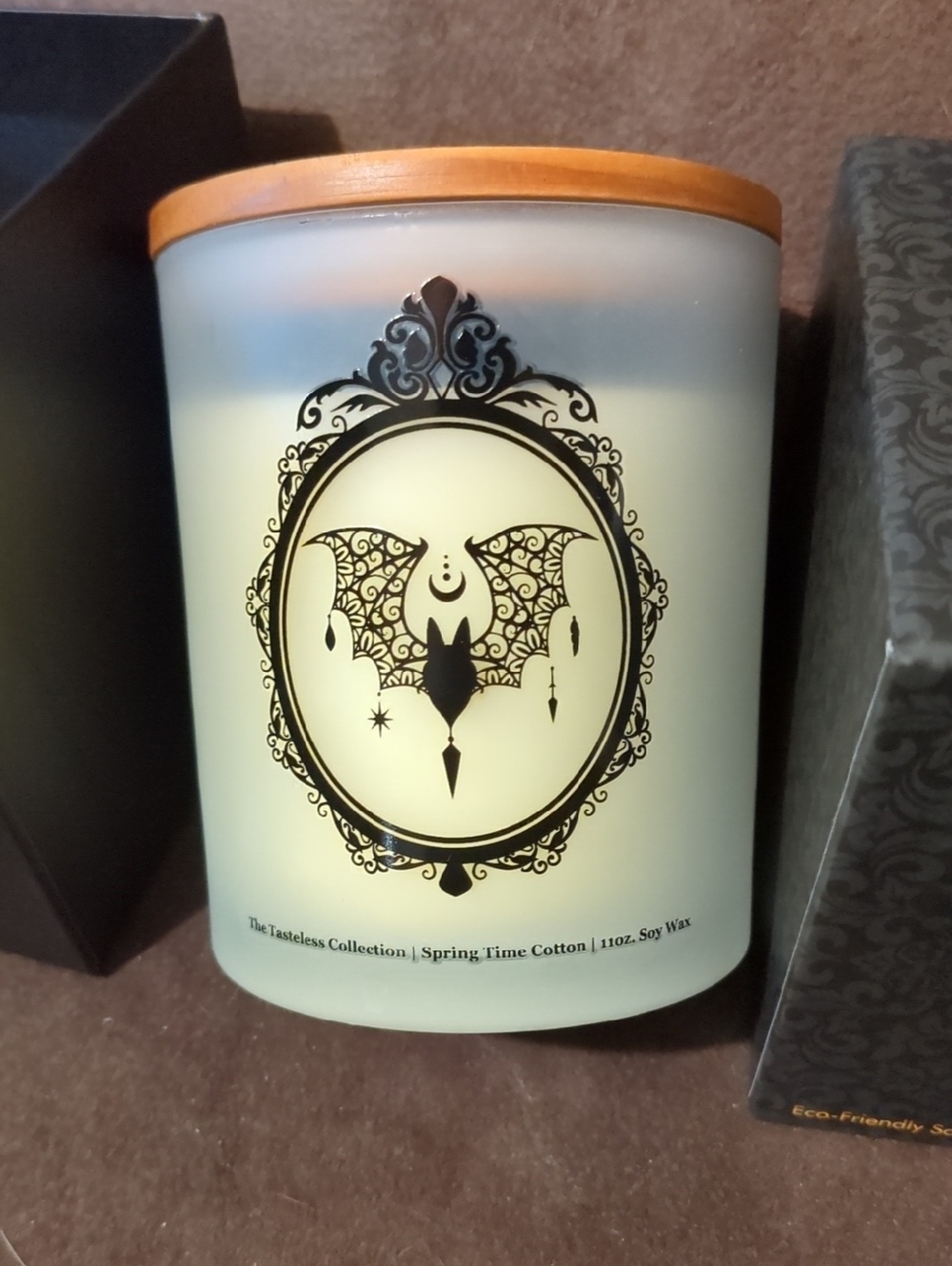 The Tasteless Collection Gothic Bat Candle - Picture 5 of 5